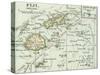 Inset Map of Fiji Islands (British). South Pacific. Oceania-Encyclopaedia Britannica-Stretched Canvas