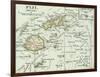 Inset Map of Fiji Islands (British). South Pacific. Oceania-Encyclopaedia Britannica-Framed Art Print