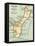 Inset Map of Guam or Guajan Island (Us)-Encyclopaedia Britannica-Framed Stretched Canvas