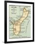 Inset Map of Guam or Guajan Island (Us)-Encyclopaedia Britannica-Framed Art Print