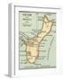 Inset Map of Guam or Guajan Island (Us)-Encyclopaedia Britannica-Framed Art Print