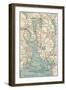 Inset Map of Kristianiafjord and Vicinity. Kristiania, Norway-Encyclopaedia Britannica-Framed Art Print