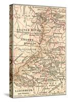 Inset Map of Ladysmith and Vicinity. South Africa-Encyclopaedia Britannica-Stretched Canvas