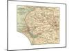 Inset Map of Liverpool, Manchester and Vicinity-Encyclopaedia Britannica-Mounted Giclee Print