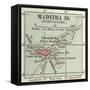 Inset Map of Madeira Island (Portuguese)-Encyclopaedia Britannica-Framed Stretched Canvas