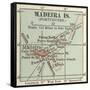 Inset Map of Madeira Island (Portuguese)-Encyclopaedia Britannica-Framed Stretched Canvas