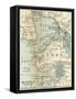 Inset Map of Manila and Vicinity, Philippines-Encyclopaedia Britannica-Framed Stretched Canvas