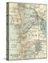 Inset Map of Manila and Vicinity, Philippines-Encyclopaedia Britannica-Stretched Canvas