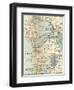 Inset Map of Manila and Vicinity, Philippines-Encyclopaedia Britannica-Framed Art Print