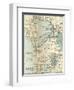 Inset Map of Manila and Vicinity, Philippines-Encyclopaedia Britannica-Framed Art Print