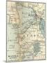 Inset Map of Manila and Vicinity, Philippines-Encyclopaedia Britannica-Mounted Art Print