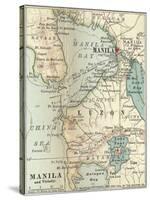 Inset Map of Manila and Vicinity, Philippines-Encyclopaedia Britannica-Stretched Canvas