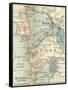 Inset Map of Manila and Vicinity, Philippines-Encyclopaedia Britannica-Framed Stretched Canvas