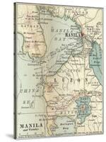 Inset Map of Manila and Vicinity, Philippines-Encyclopaedia Britannica-Stretched Canvas