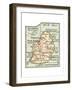 Inset Map of Mauritius (Ile De France) (British)-Encyclopaedia Britannica-Framed Giclee Print