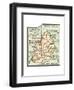 Inset Map of Mauritius (Ile De France) (British)-Encyclopaedia Britannica-Framed Giclee Print