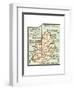 Inset Map of Mauritius (Ile De France) (British)-Encyclopaedia Britannica-Framed Giclee Print