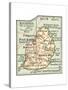 Inset Map of Mauritius (Ile De France) (British)-Encyclopaedia Britannica-Stretched Canvas