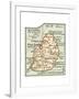 Inset Map of Mauritius (Ile De France) (British)-Encyclopaedia Britannica-Framed Giclee Print