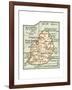 Inset Map of Mauritius (Ile De France) (British)-Encyclopaedia Britannica-Framed Giclee Print