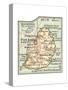 Inset Map of Mauritius (Ile De France) (British)-Encyclopaedia Britannica-Stretched Canvas