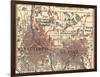 Inset Map of Minneapolis and St. Paul, Minnesota-Encyclopaedia Britannica-Framed Art Print