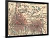 Inset Map of Minneapolis and St. Paul, Minnesota-Encyclopaedia Britannica-Framed Art Print