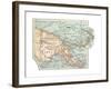 Inset Map of New Guinea or Papua; Bismarck Archipelago.-Encyclopaedia Britannica-Framed Giclee Print