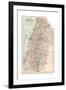 Inset Map of Palestine (Part of Turkey)-Encyclopaedia Britannica-Framed Giclee Print