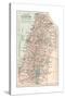 Inset Map of Palestine (Part of Turkey)-Encyclopaedia Britannica-Stretched Canvas