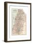 Inset Map of Palestine (Part of Turkey)-Encyclopaedia Britannica-Framed Giclee Print