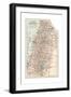 Inset Map of Palestine (Part of Turkey)-Encyclopaedia Britannica-Framed Giclee Print