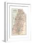 Inset Map of Palestine (Part of Turkey)-Encyclopaedia Britannica-Framed Giclee Print