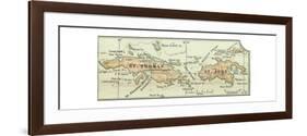 Inset Map of Saint Thomas and St. John Islands-Encyclopaedia Britannica-Framed Giclee Print