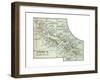 Inset Map of Solomon Islands. Bougainville. South Pacific-Encyclopaedia Britannica-Framed Giclee Print