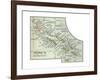 Inset Map of Solomon Islands. Bougainville. South Pacific-Encyclopaedia Britannica-Framed Giclee Print