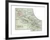 Inset Map of Solomon Islands. Bougainville. South Pacific-Encyclopaedia Britannica-Framed Giclee Print