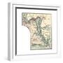 Inset Map of St. Marys River and Vicinity, with Sault Ste-Encyclopaedia Britannica-Framed Giclee Print