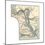 Inset Map of St. Marys River and Vicinity, with Sault Ste-Encyclopaedia Britannica-Mounted Giclee Print