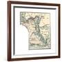 Inset Map of St. Marys River and Vicinity, with Sault Ste-Encyclopaedia Britannica-Framed Giclee Print