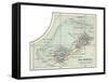 Inset Map of the Bermudas. Caribbean Islands-Encyclopaedia Britannica-Framed Stretched Canvas