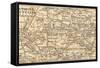 Inset Map of the Catskill Mountains, New York-Encyclopaedia Britannica-Framed Stretched Canvas