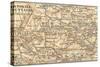 Inset Map of the Catskill Mountains, New York-Encyclopaedia Britannica-Stretched Canvas