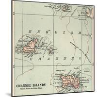 Inset Map of the Channel Islands. Guernsey; Jersey; United Kingdom-Encyclopaedia Britannica-Mounted Art Print