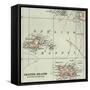 Inset Map of the Channel Islands. Guernsey; Jersey; United Kingdom-Encyclopaedia Britannica-Framed Stretched Canvas