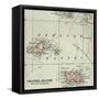 Inset Map of the Channel Islands. Guernsey; Jersey; United Kingdom-Encyclopaedia Britannica-Framed Stretched Canvas