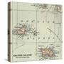 Inset Map of the Channel Islands. Guernsey; Jersey; United Kingdom-Encyclopaedia Britannica-Stretched Canvas