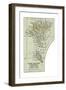 Inset Map of the Faroe Islands (Faeroerne)-Encyclopaedia Britannica-Framed Giclee Print