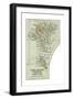 Inset Map of the Faroe Islands (Faeroerne)-Encyclopaedia Britannica-Framed Giclee Print