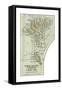 Inset Map of the Faroe Islands (Faeroerne)-Encyclopaedia Britannica-Framed Stretched Canvas